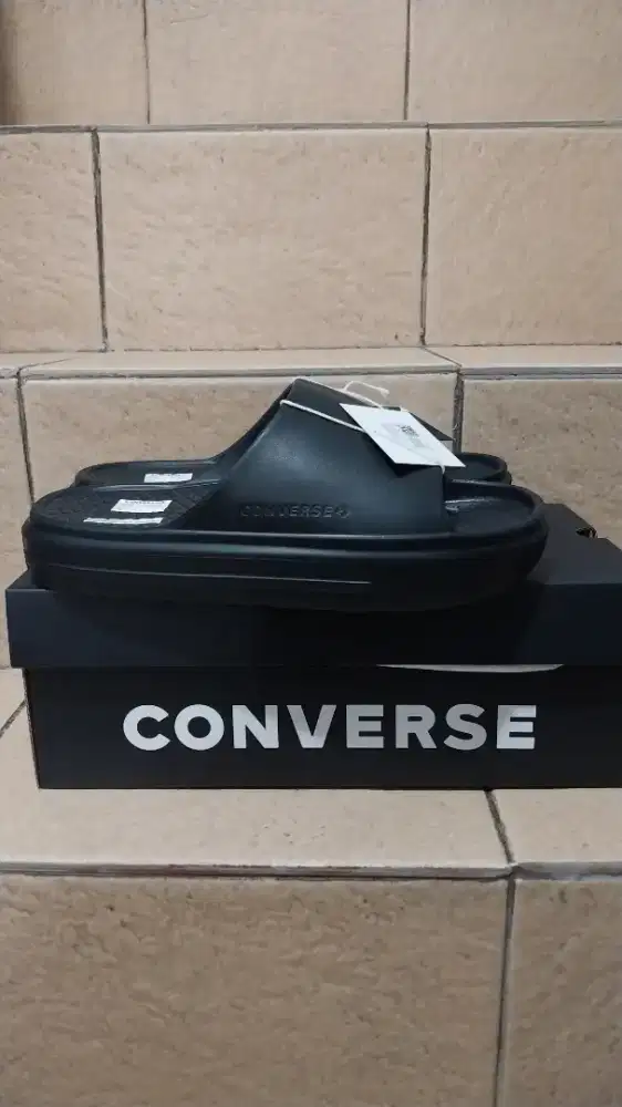 Sandal converse essential unisex slide black
