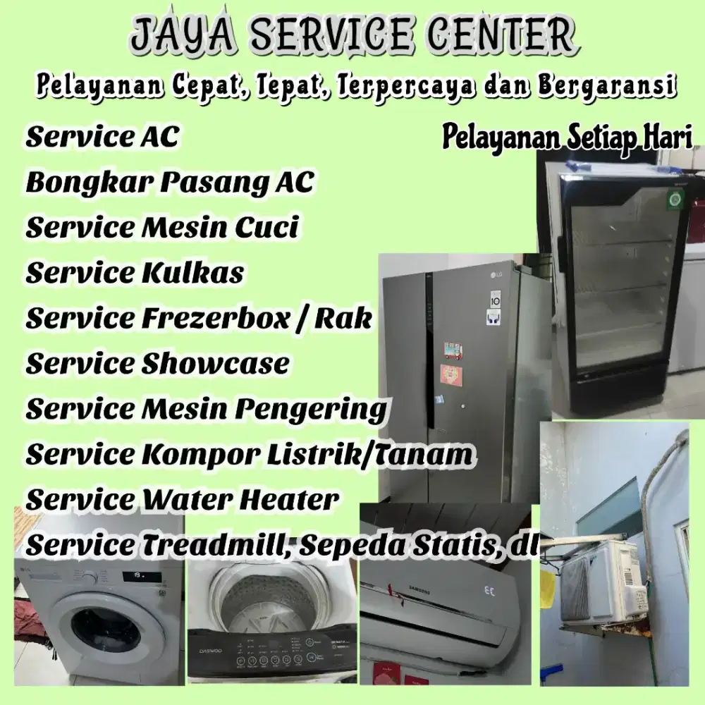 Service AC Kulkas Frezer Servis Mesin Cuci Bongkar Pasang AC Driyorejo