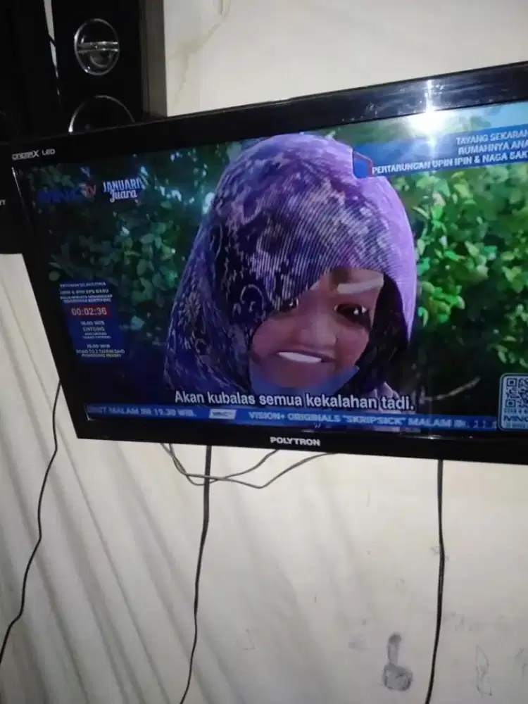 Bismillahirrahmanirrahim Dijual TV Polytron Cinema X kondisi Mulus