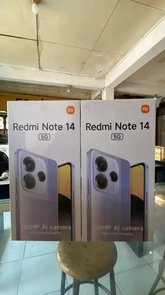 Redy redmi Note 14 5G 12/512 NEW Garansi resmi 15bln