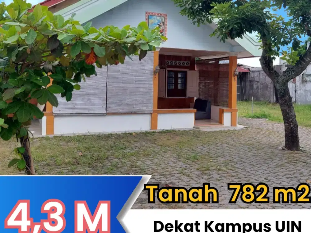 Dijual murah tanah bentuk kotak plus bangunan rumah dengan 5 kamar tidur di demangan yogyakarta, dekat kampus UIN, Lippo mall, RS siloam