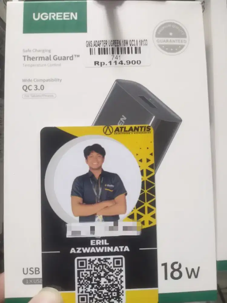 GNS.ADAPTER UGREEN 18W QC3.0 10133