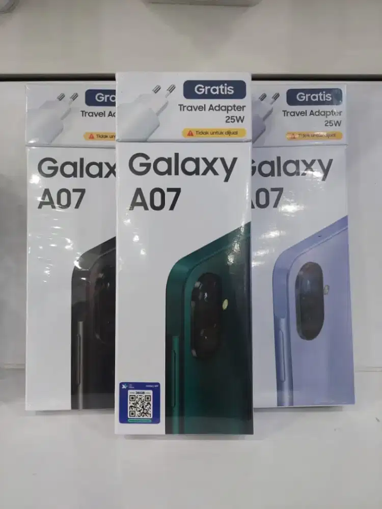 PROMO SAMSUNG GALAXY A07 8/256GB FREE ADAPTOR 25W ORIGINAL