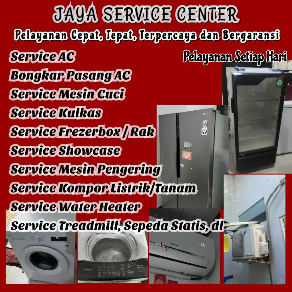 Service Kulkas Frezer Bongkar AC Pasang AC Servis AC Mesin Cuci Cerme