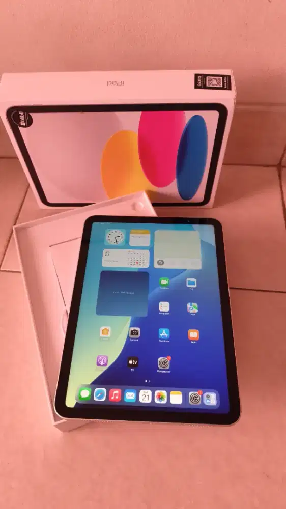 ipad 11 (A16) 128GB ibox fullset like new garansi on