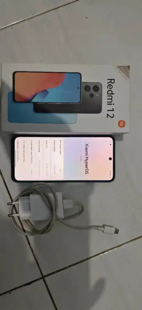 jual santai. redmi 12 8/128 fullset no minus