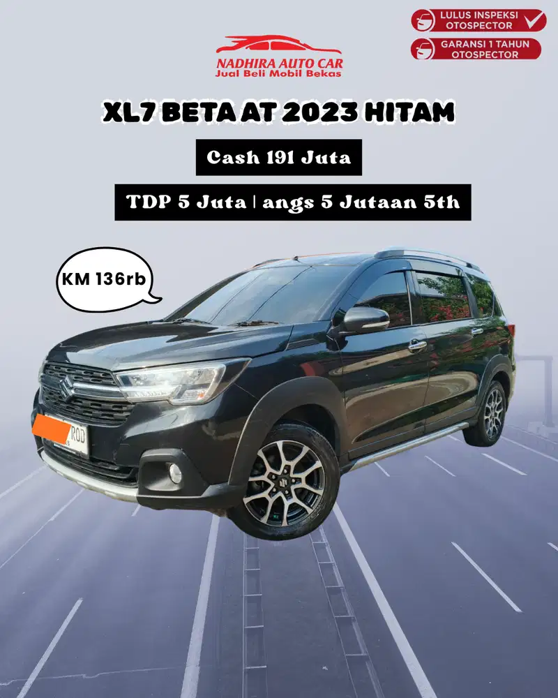 TDP Cuma 5 Juta XL7 Beta AT 2023 Hitam