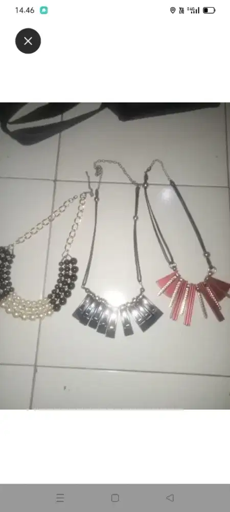 Kalung cantik 3 biji