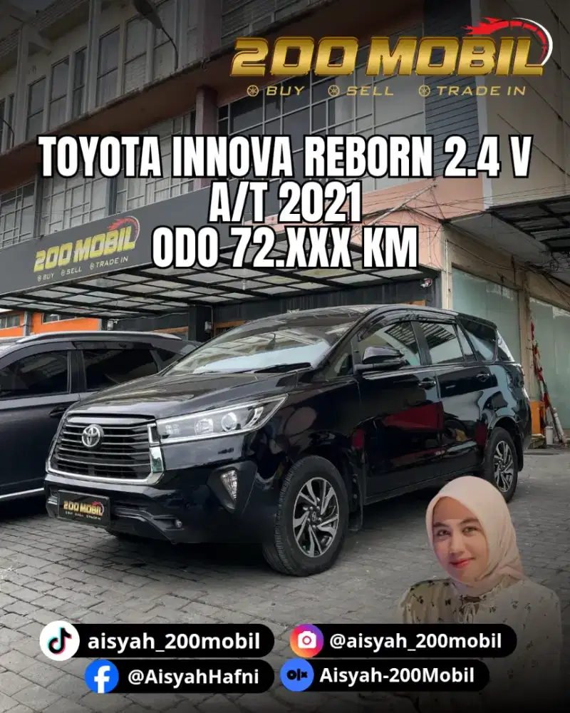 Toyota Innova Reborn 2.4 V A/T Diesel 2021