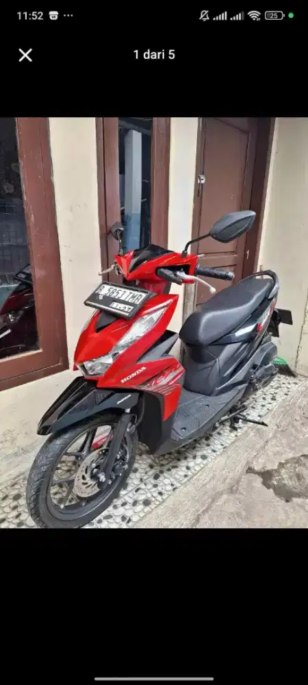HONDA BEAT TAHUN 2022 PAJAK PANJANG SS KOMPLIT ASLI