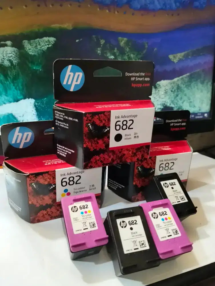 dibeli tinta cartrid bekas canon dan hp