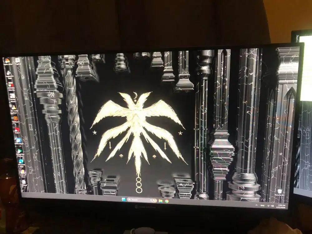 MONITOR CUBE GAMING 21.45 CG22B0W FHD Frameless 75Hz 5Ms