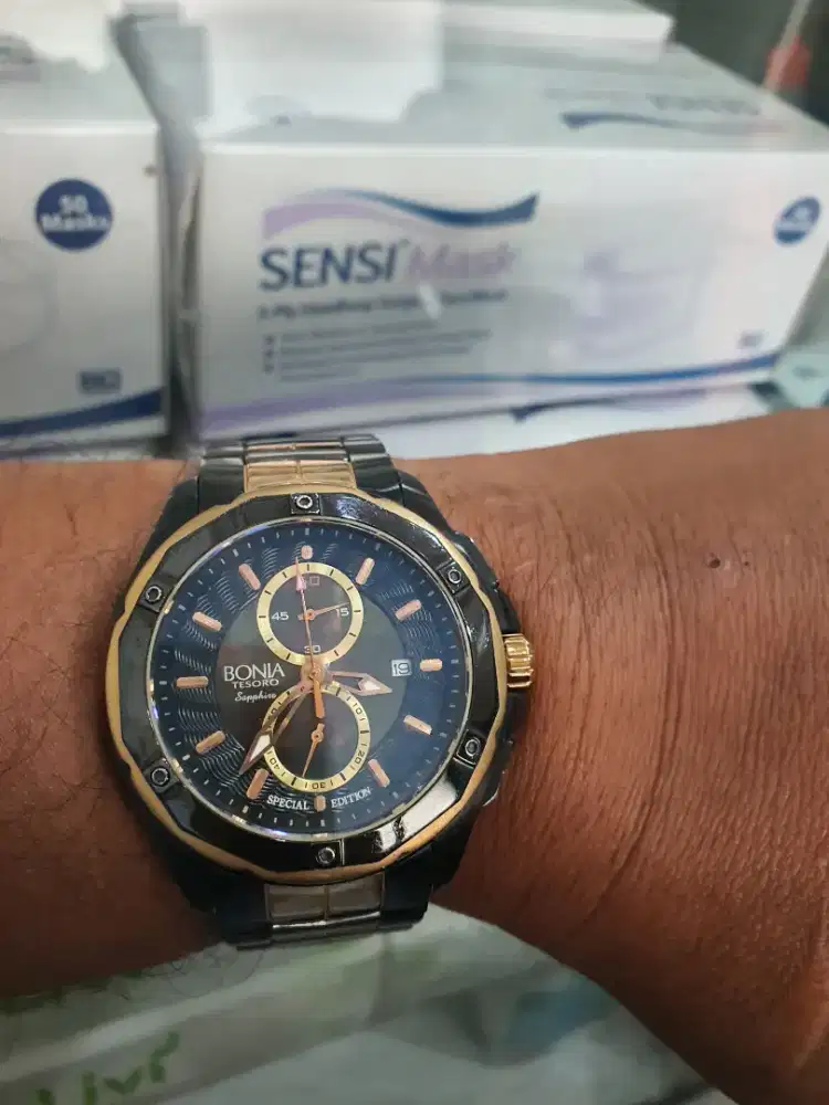 Jam Bonia Tesoro Sapphire Msh Ori Tahan Air