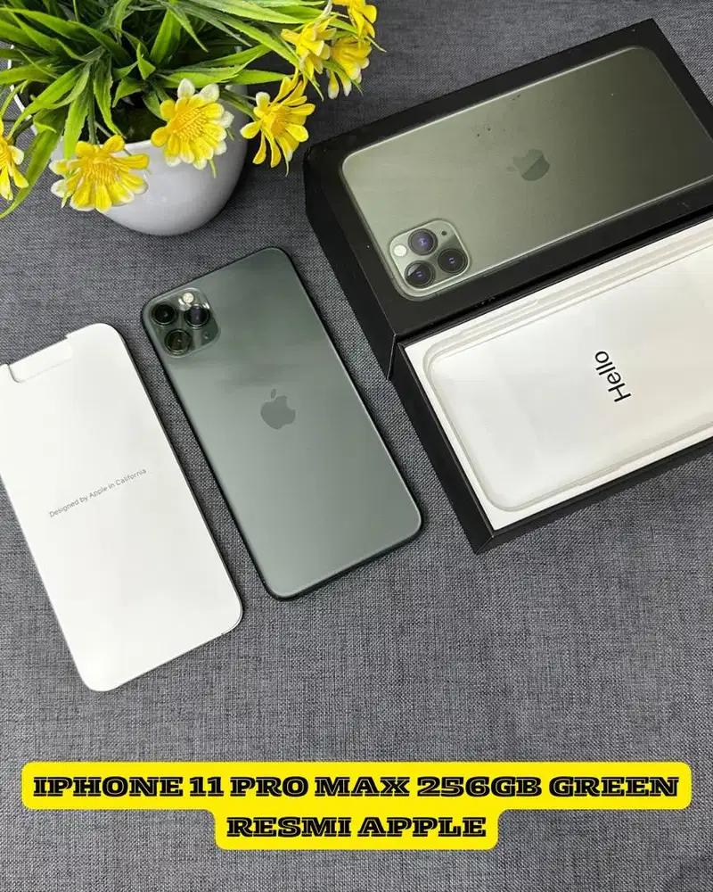 Iphone 11 pro max 256gb midnight green