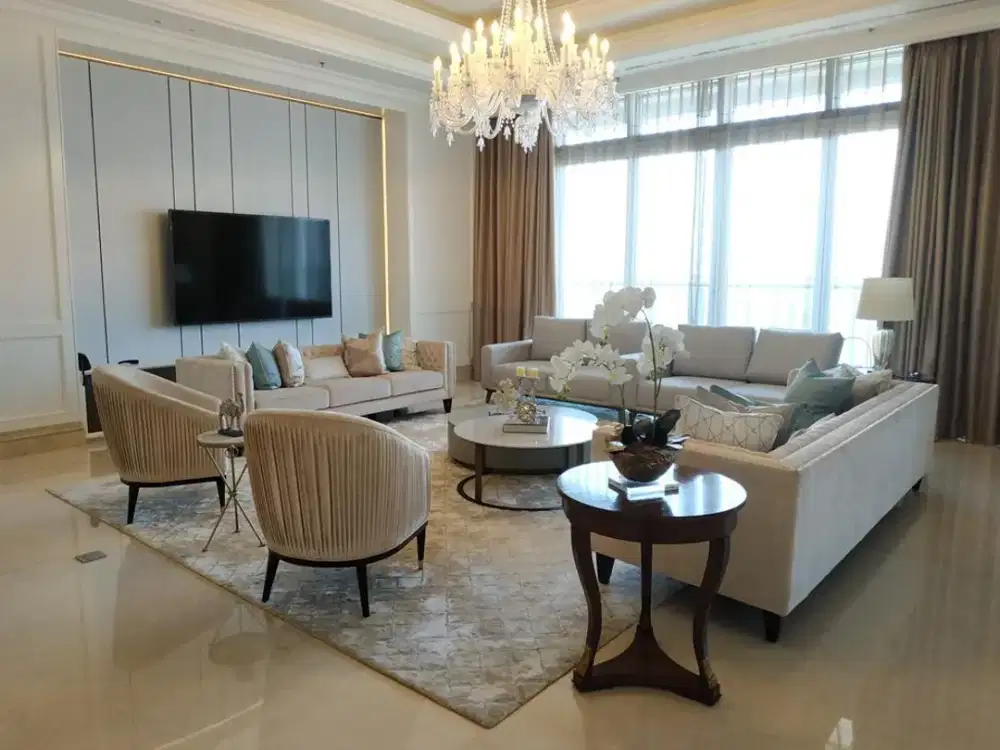 Disewakan Apartement Rafless Residence 4 br Luas 400m2 Elegnt Layout Design Jakarta Selatan