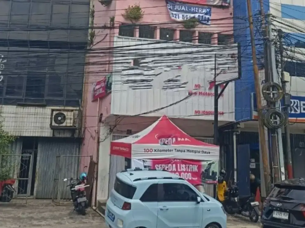 Ruko 3 lantai Siap Pakai Kebon Kelapa Gambir pinggir Jalan Jakarta pusat