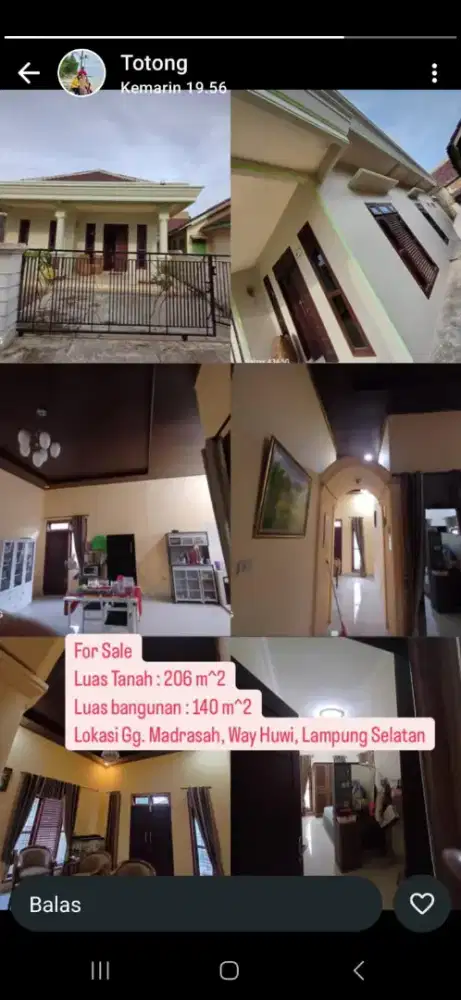 Dijual Rumah Siap Huni