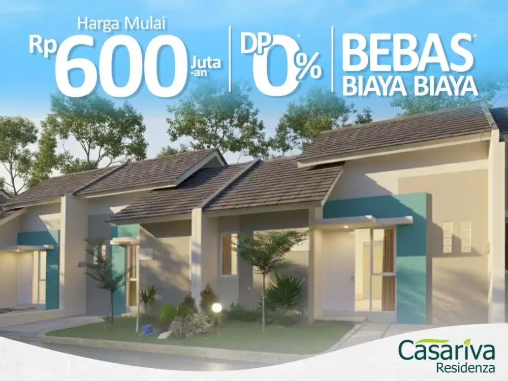 Rumah Baru + Kolam Renang + Sports Court, Harga Mulai 600 Jutaan