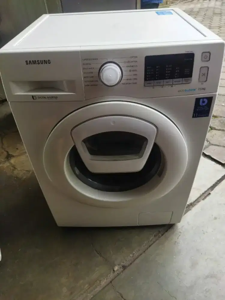 Mesin Cuci Samsung Digital Inverter Ecobubble 7.5kg Mulus