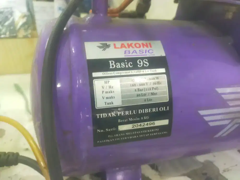 Mtriangel bubble remover plus kompresor lakoni