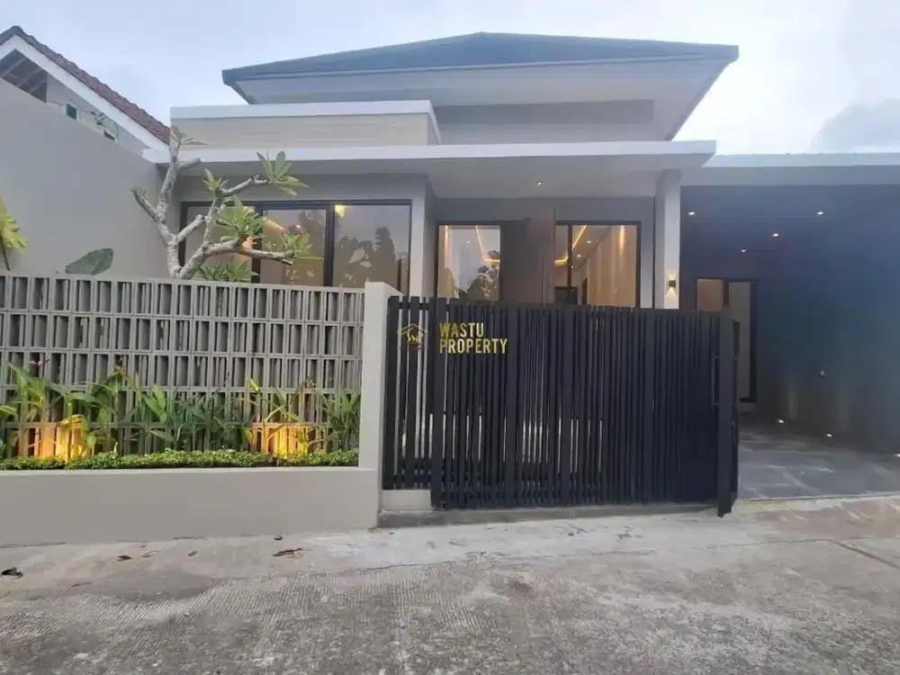 RUMAH CANTIK DESAIN MODERN DEKAT RSI KALASAN
