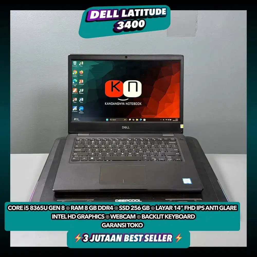 Dell Latitude 3400 i5 8265U Ram 8/256GB Layar 14inch