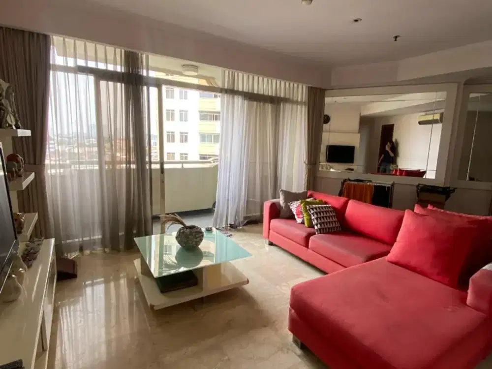 Unit Apartemen Slipi 3 Bedroom Furnish di Palmerah Harga 50% Dari NJOP