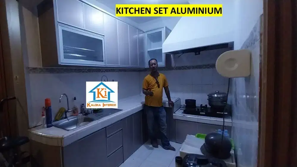 Jual Kitchen Set Aluminium Surabaya Kaloka Interior