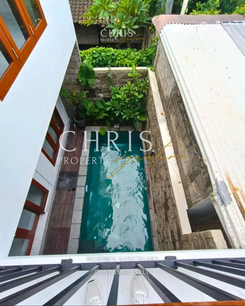 Dijual Villa Modern | Sanur Kauh Freehold SHM 3 Kamar Tidur