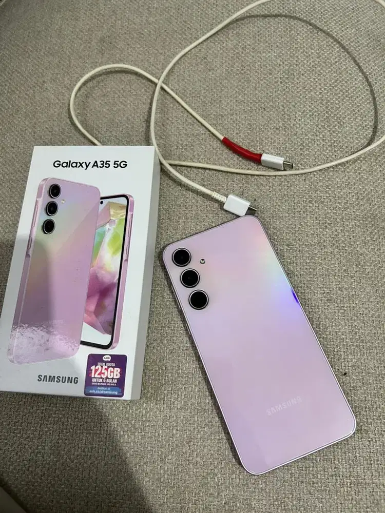 Jual Samsung A35 8/256Gb Lilac Second