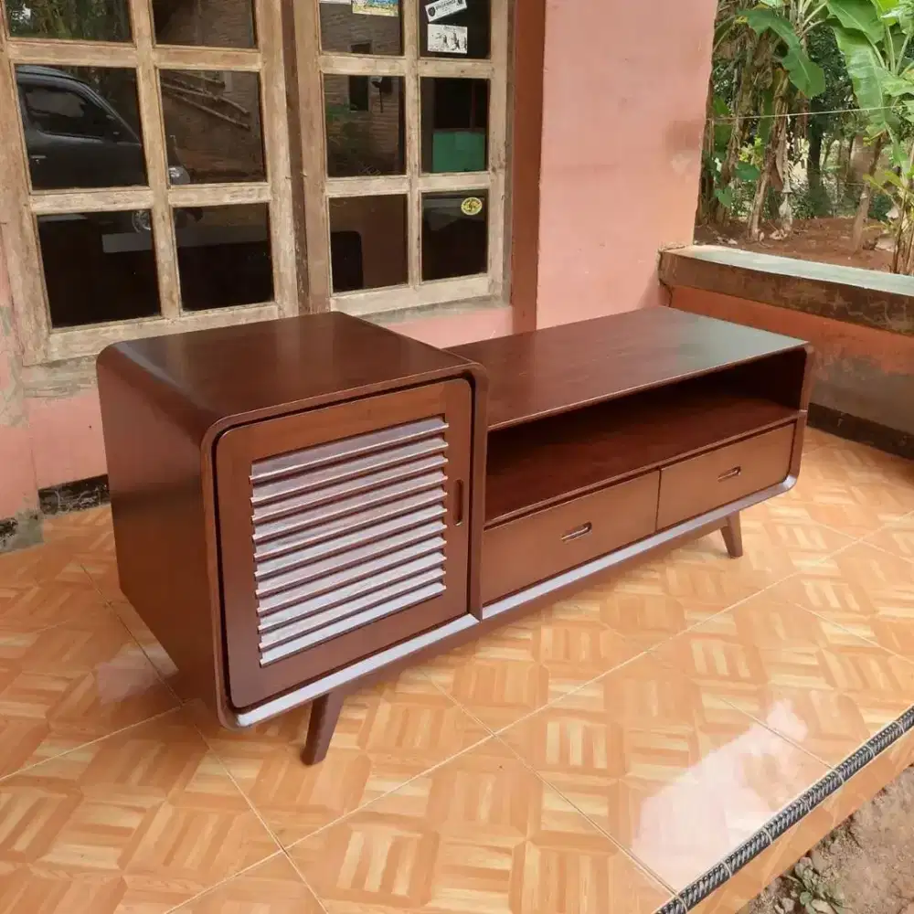 Bifet minimalis bahan kayu jati solid