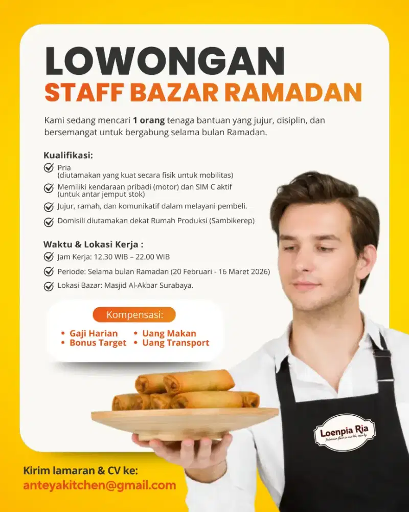 Staff Bazar Ramadan