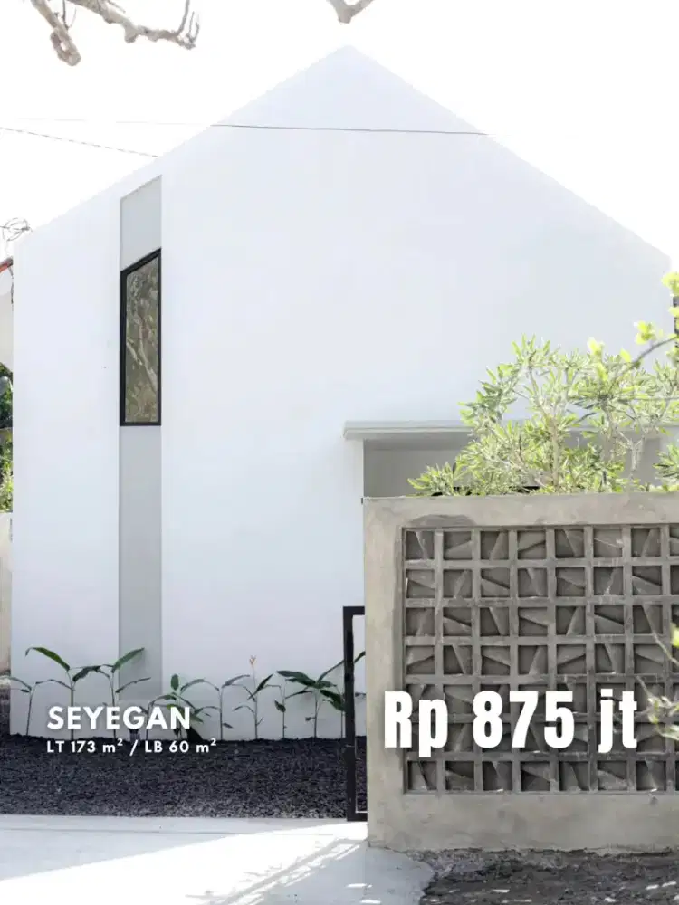 Dijual Rumah Estetik di Lingkungan Asri Margodadi Seyegan