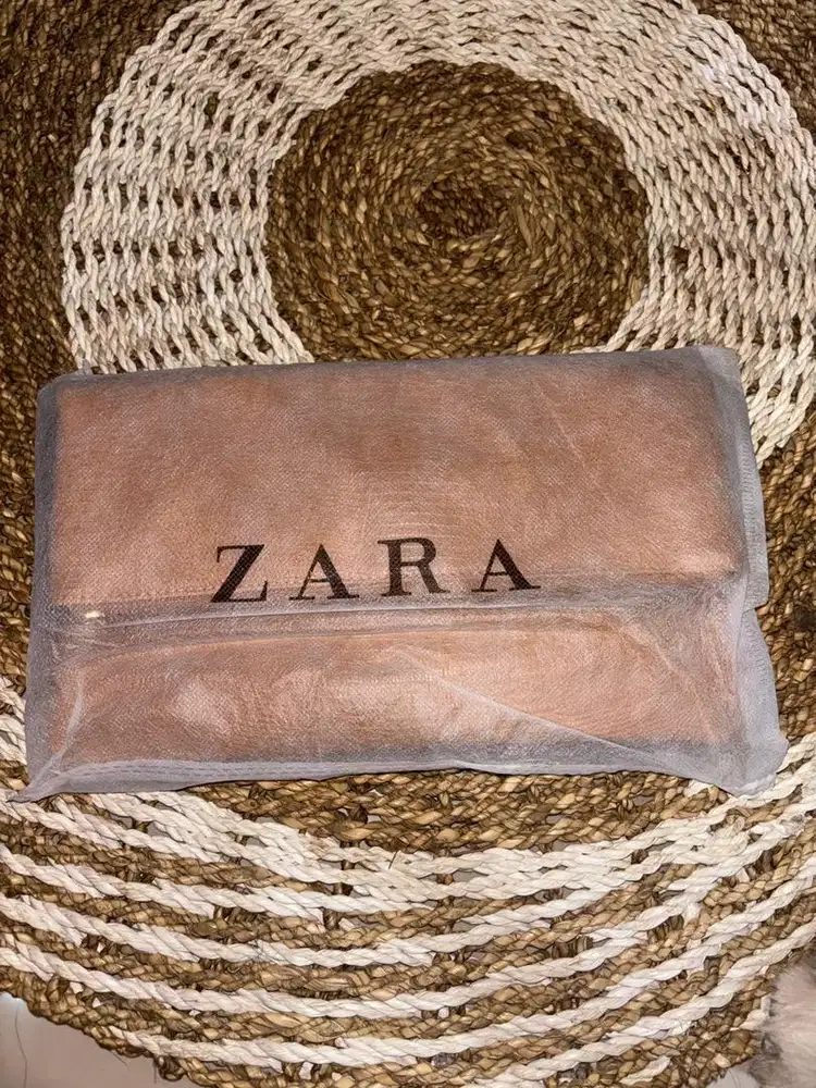DIJUAL - TAS SELEMPANG Z*RA | TAS CLUTCH warna Caramel