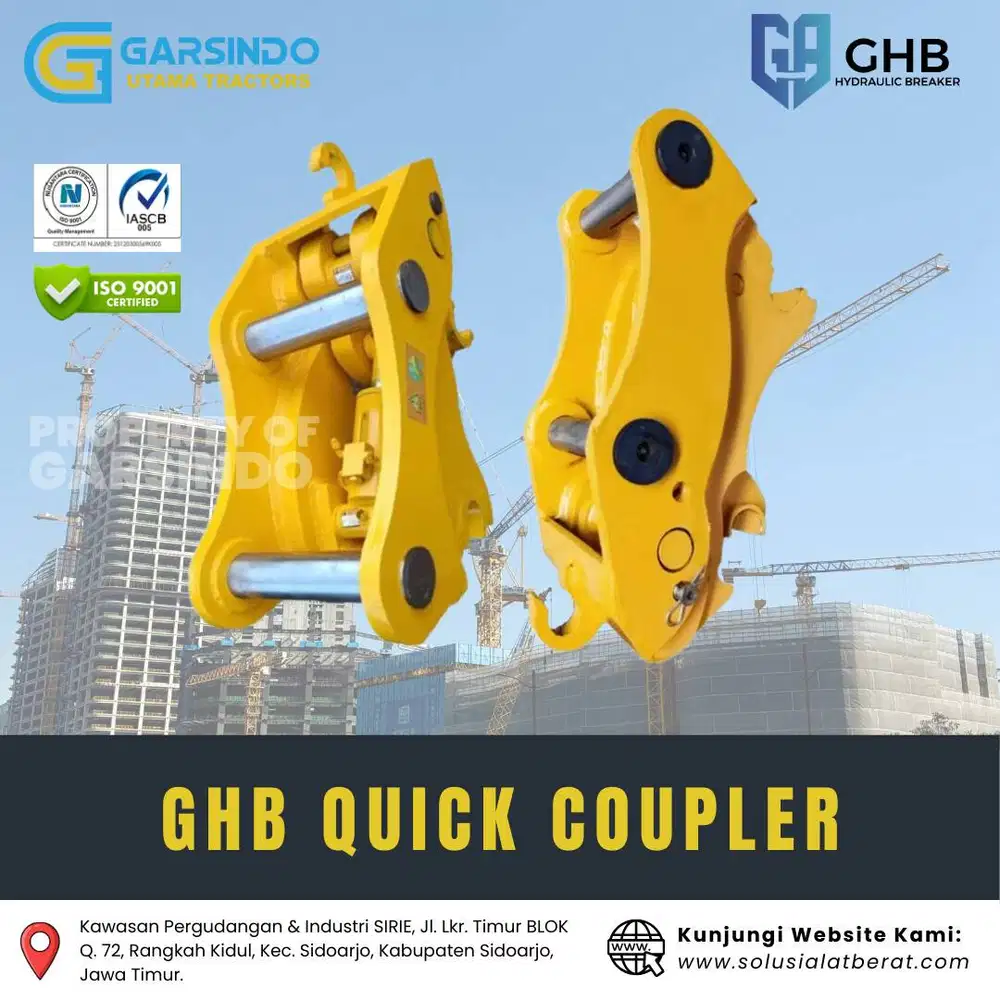 GHB Quick Coupler | Surabaya | Harga Terbaik Jawa Timur 2026