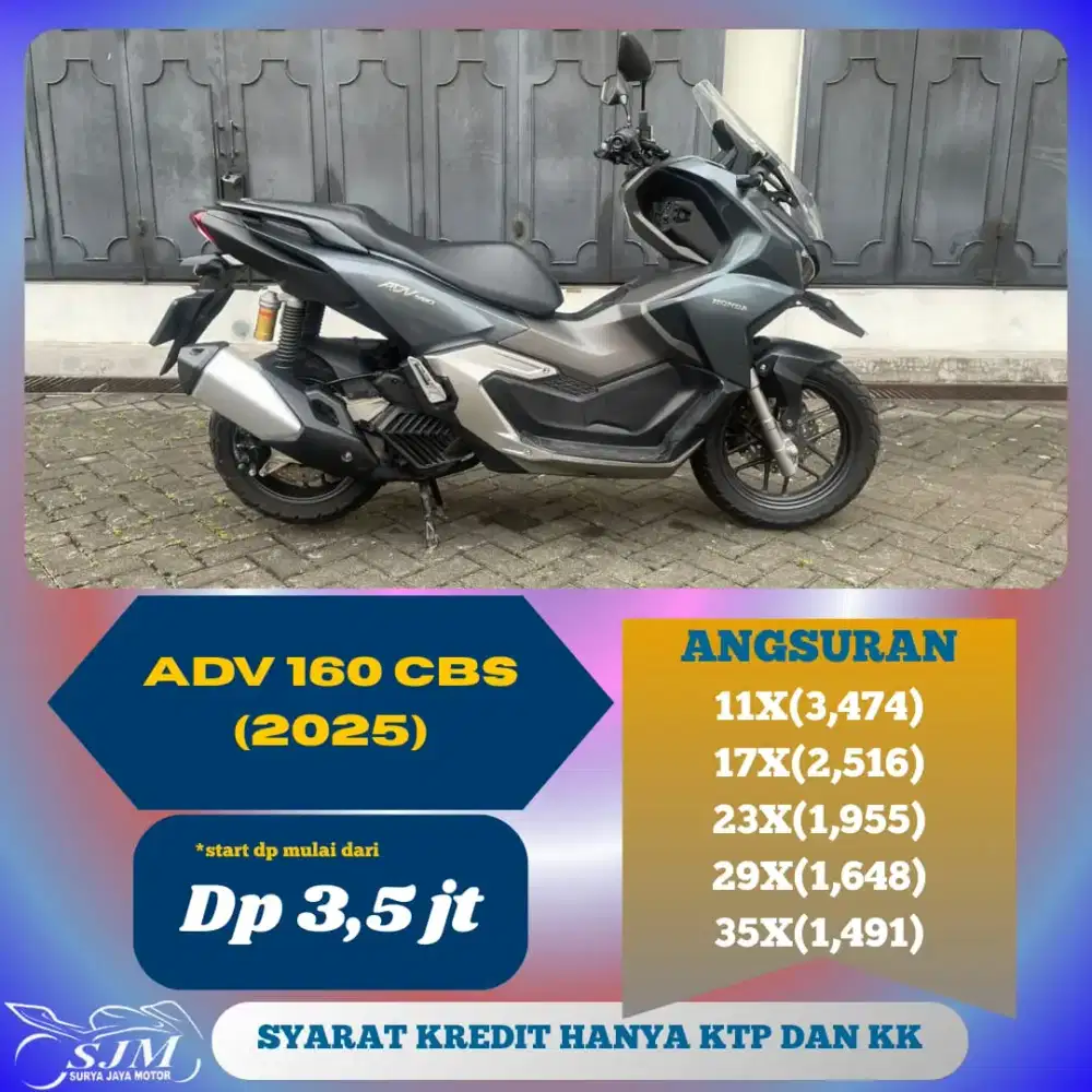 HONDA ADV 160 CBS 2024 CASH & KREDIT
