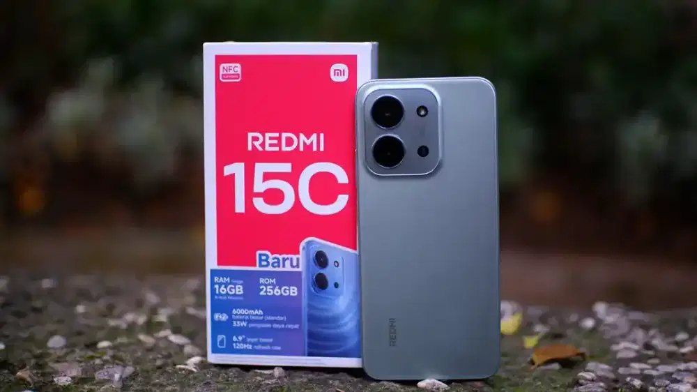 Dijual Cepat Redmi 15C COD Kredit Tukar Tambah Persyaratan KTP Aja