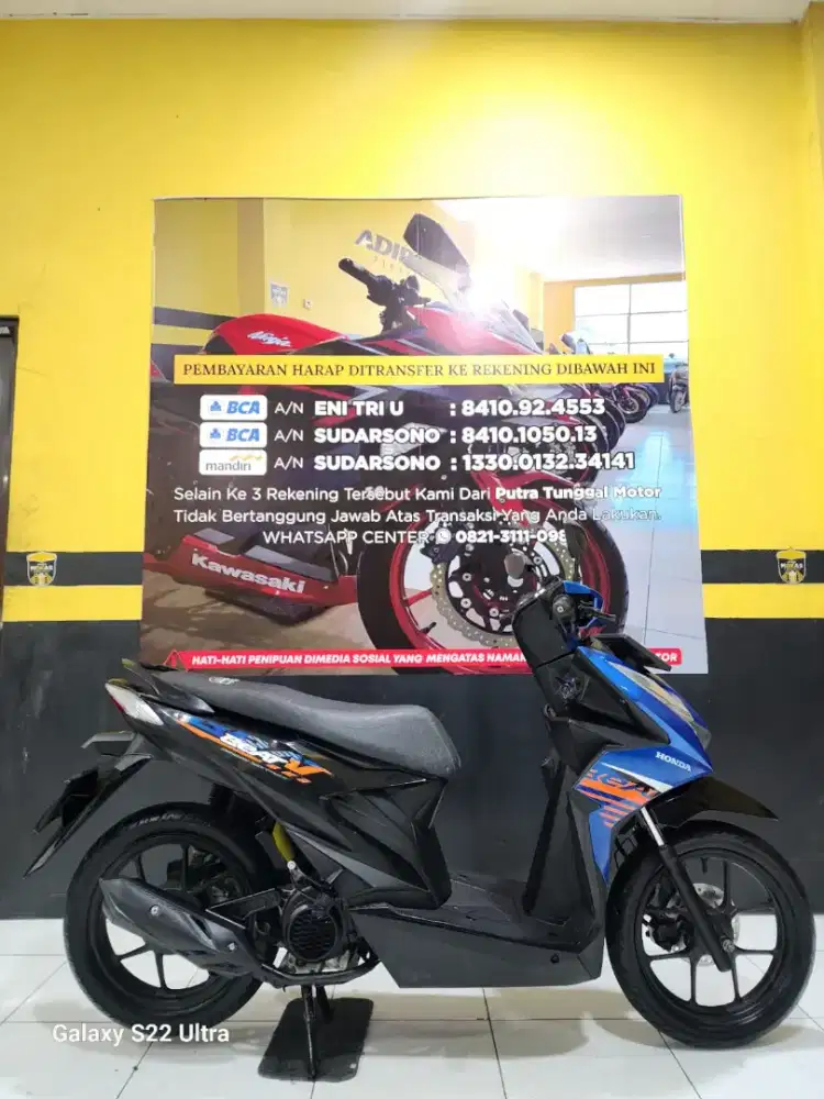 BEAT SPORTY CBS TAHUN 2021(PUTRA TUNGGAL MOTOR)