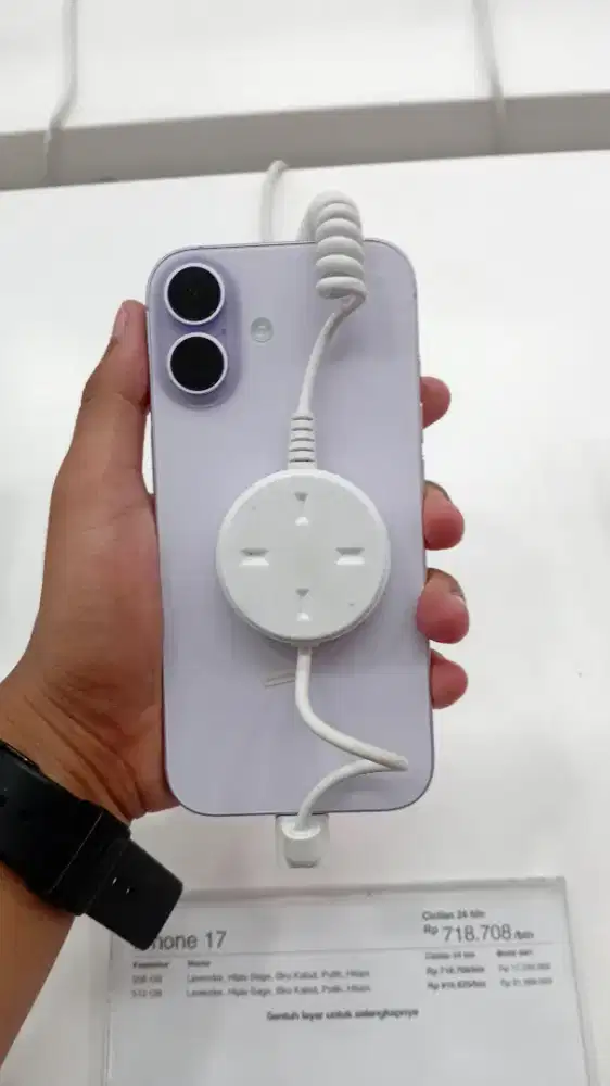 READY IPHONE 17 BASIC WARNA LENGKAP KREDIT INDODANA BUNGA 0%