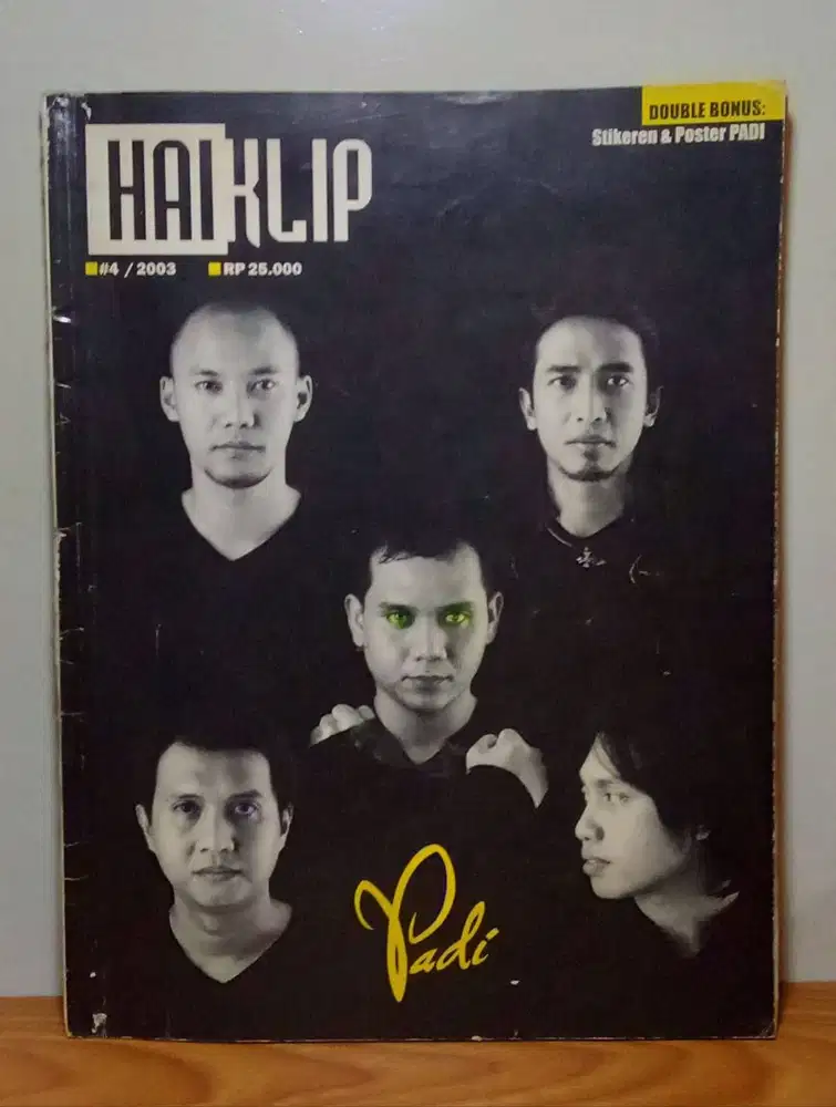 Majalah Haiklip PADI Edisi 2003 Halaman Lengkap No Poster Minus Lecet