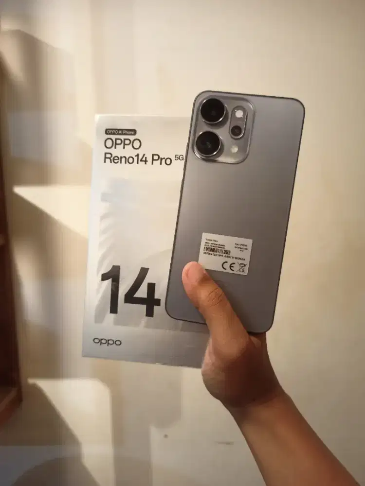 Jual Oppo Reno 14 Pro Second Normal Fullset Garansi Aktif