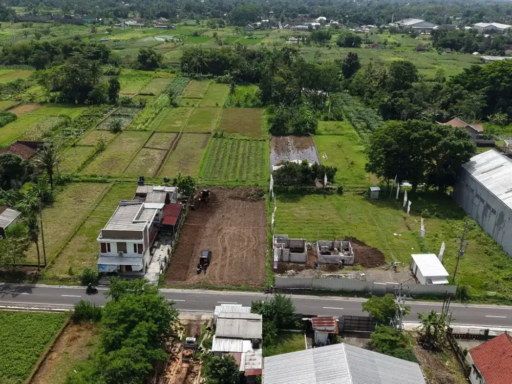 Tanah SHM View Sawah dan Merapi Area Pemda Sleman