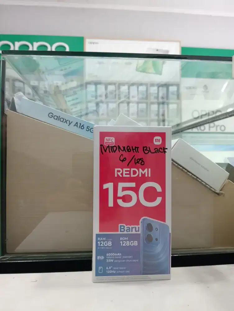 REDMI 15C 6/128 NEW MURAH QR GADGET