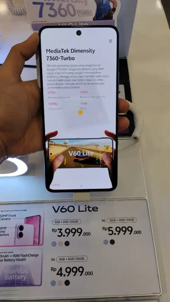 Vivo V60 Lite garansi resmi