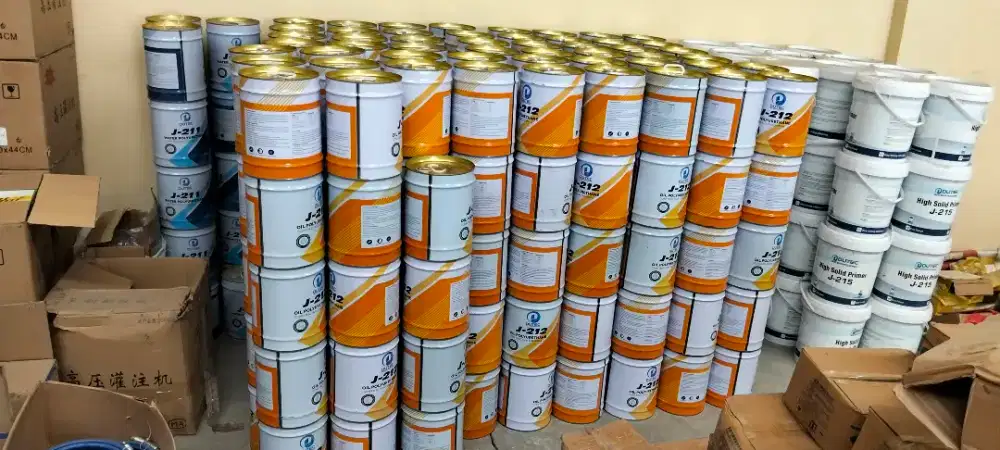 OPU WPU Cairan Polyurethane FOAM Injek Beton Retak Bocor dan Rembes