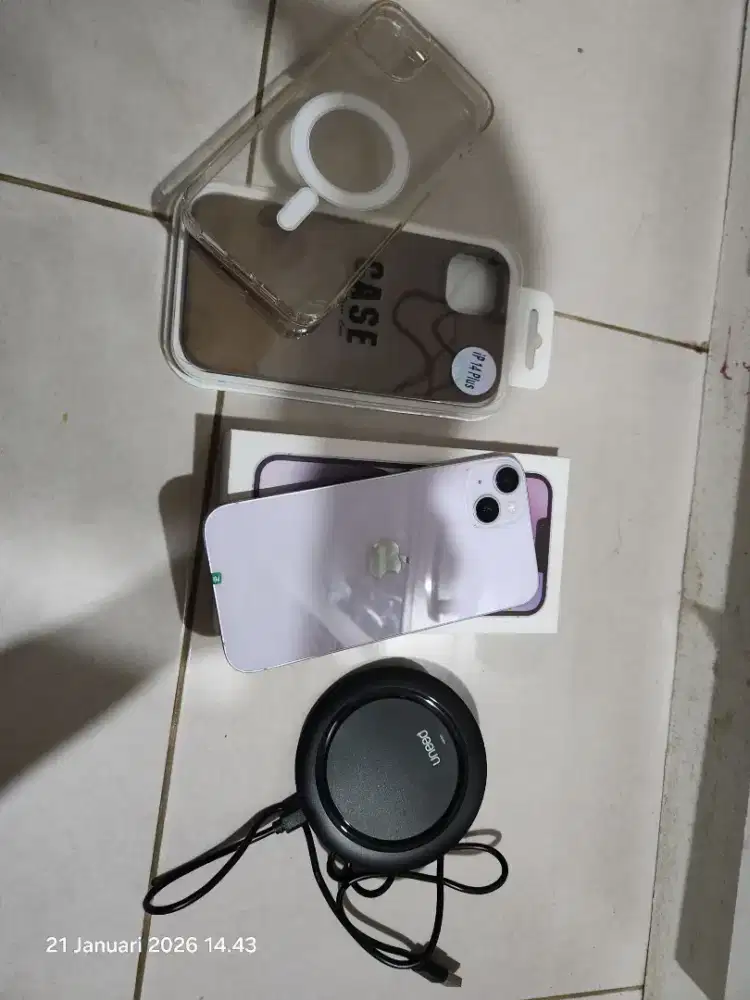 Iphone 14 plus 128gb purple inter