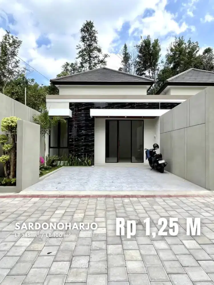 Dijual Rumah Baru Strategis dekat Kampus UII Jalan Kaliurang