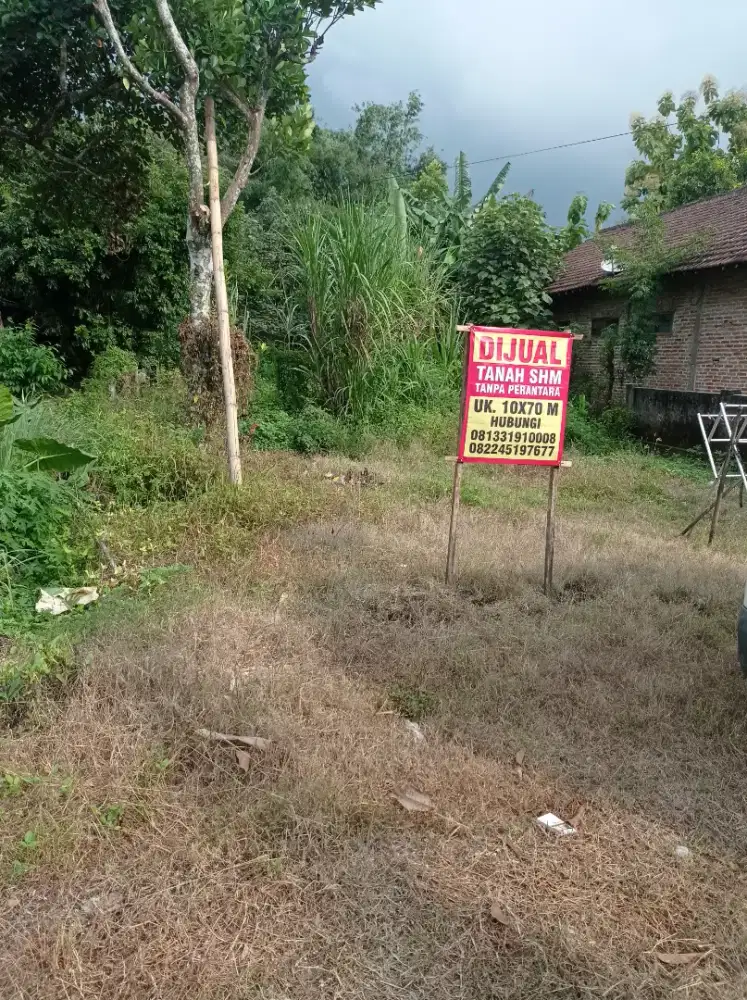 Dijual Tanah SHM  luas 750mt