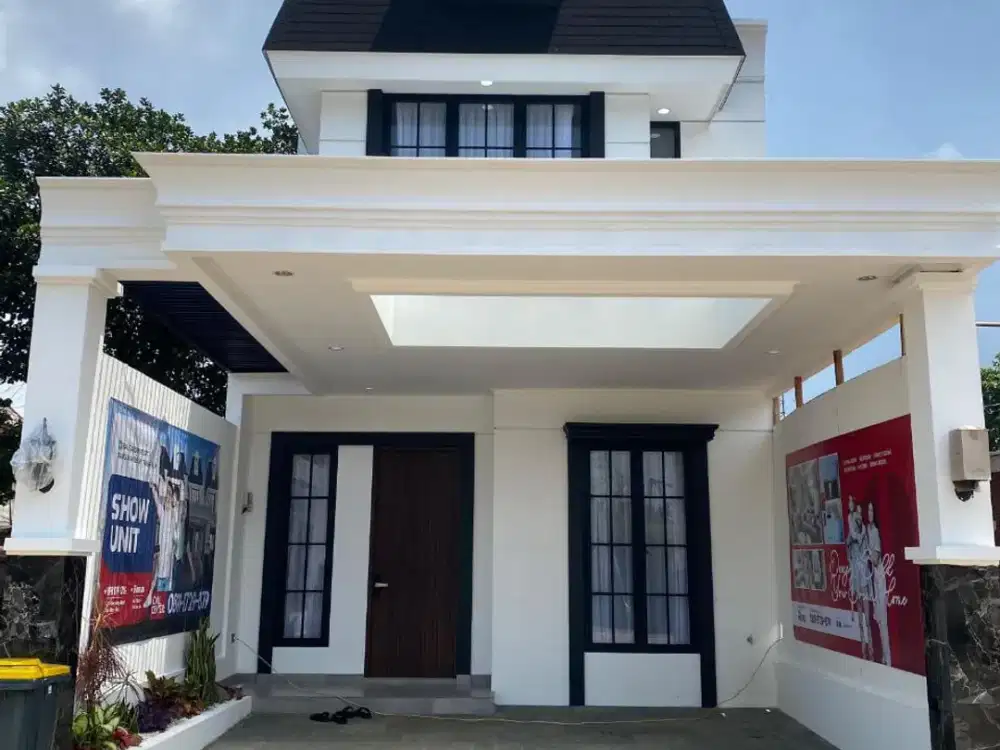 RUMAH CANTIK BERGAYA AMERICAN CLASSIC DENGAN PILIHAN TYPE 2 DAN 3 LANTAI, LOKASI SANGAT STRATEGIS DI CIRENDEU