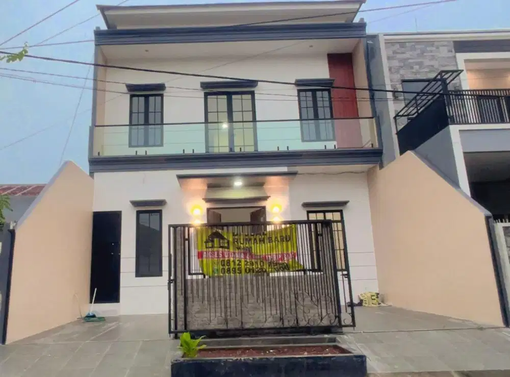 Jual Rumah babatan Pantai. Baru 100% dkt GM. Pakuwon City